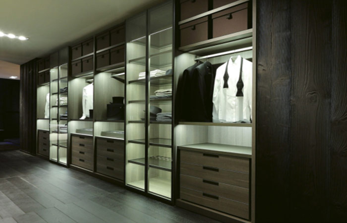Wardrobe aluminum profile